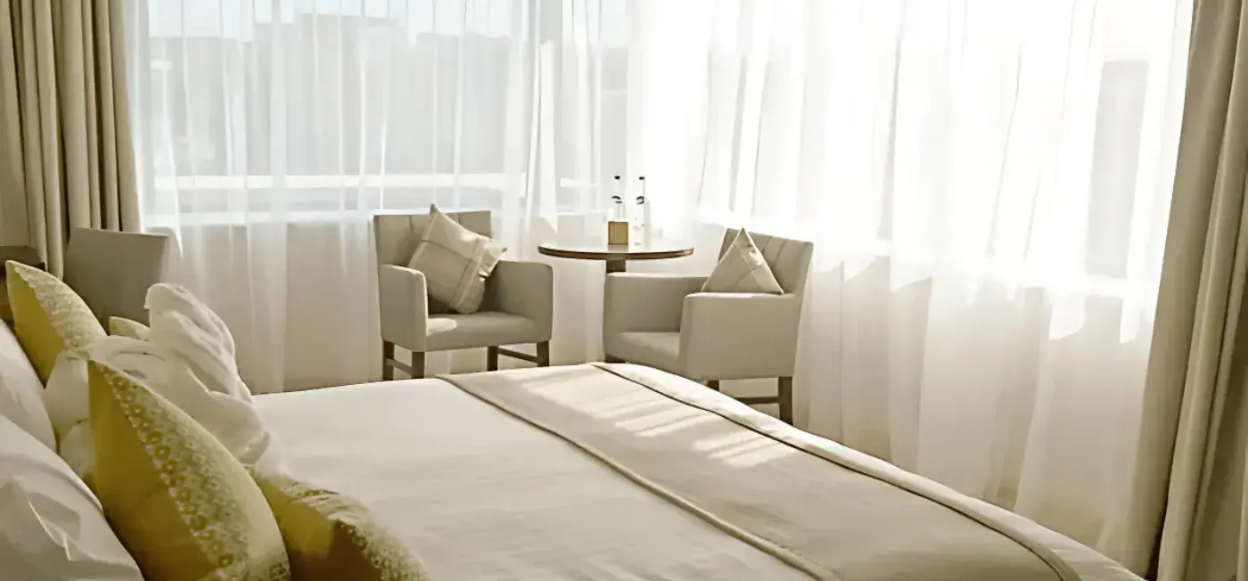 Bedroom view of The Menlo Hotel